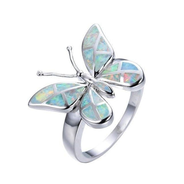 Fire Opal Butterfly Ring-Your Soul Place